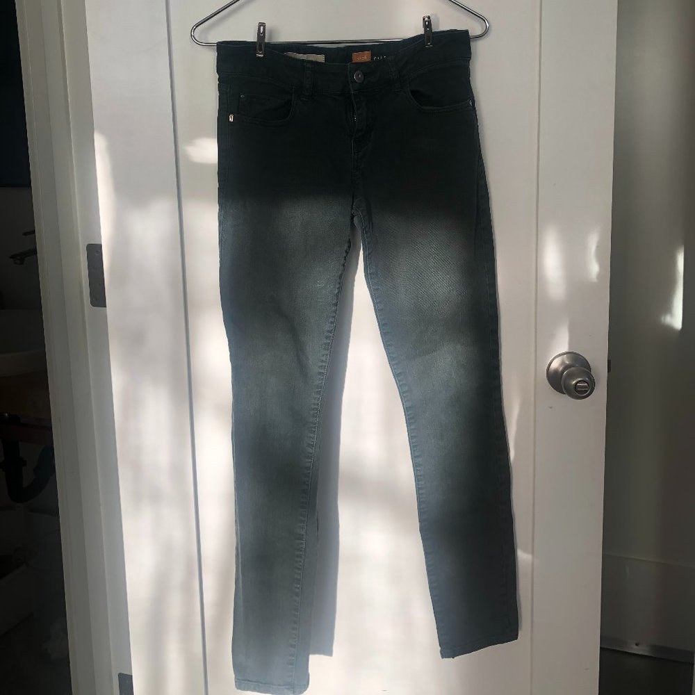 Dark green jeans